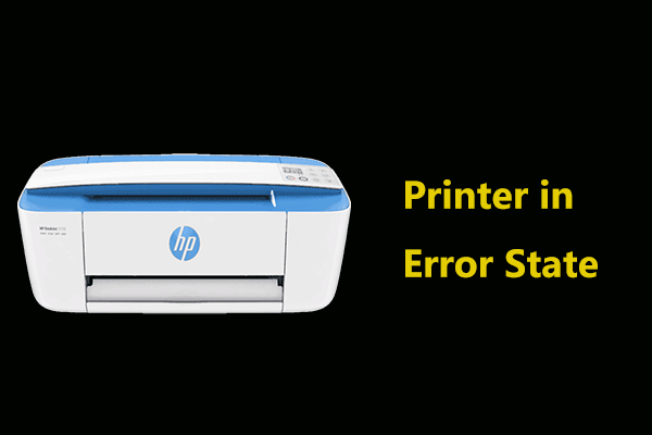 Why My Printer is Showing an Error State